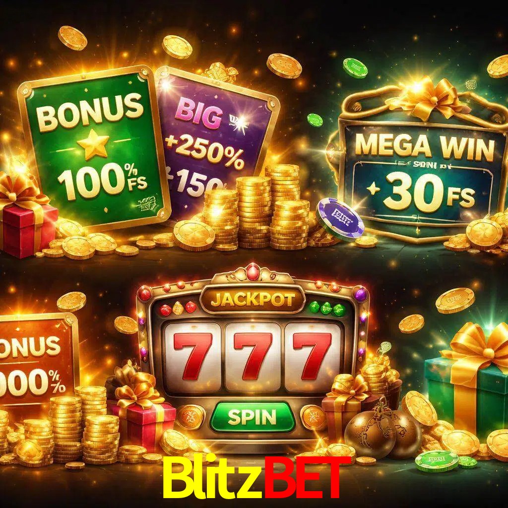 Tipos de bonos Blitzbet incluyendo recompensas de bienvenida y promociones continuas