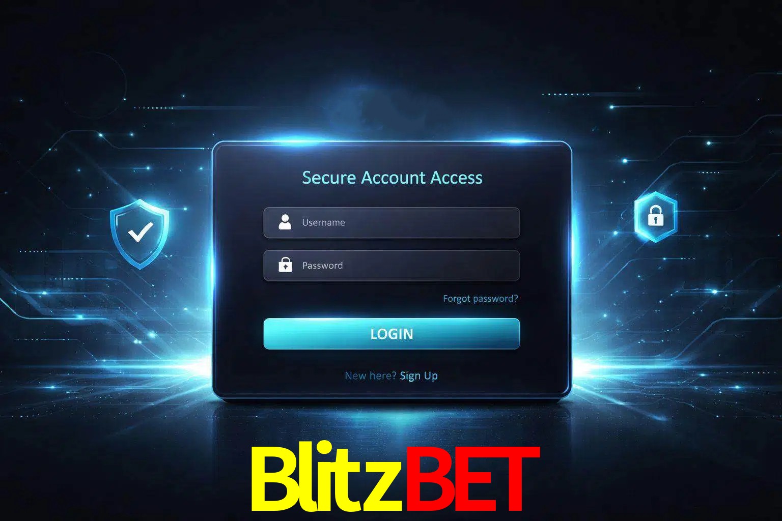 Pantalla de inicio de sesión de cuenta Blitzbet para usuarios en México